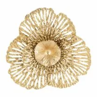 Décoration murale dorée